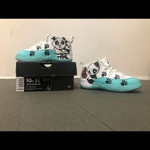 Custom girls Nike Jordan 12 Retro sneakers